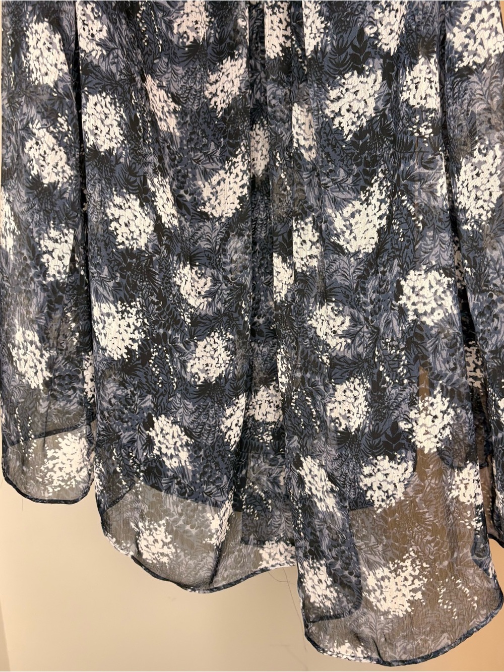 Joie Sleeveless Navy and White Baltic Print Dress Size XL - Picture 5 of 6